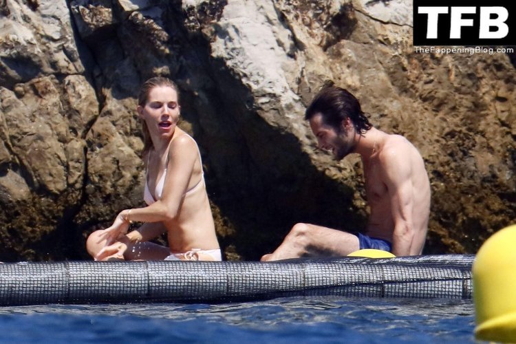 Sienna Miller in a swimsuit