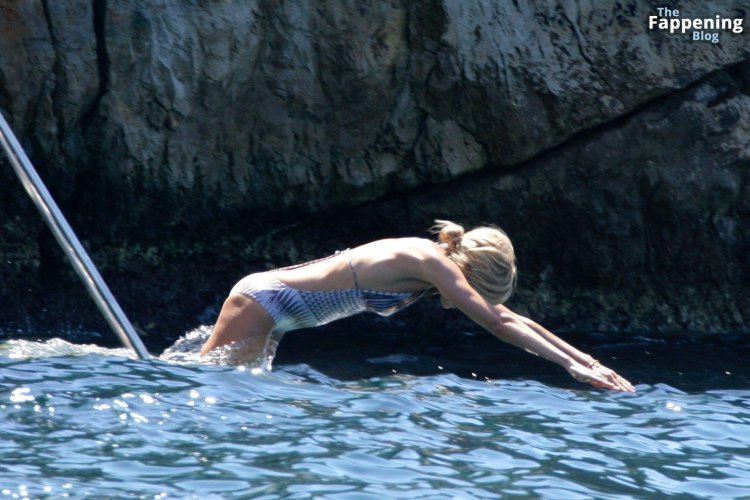 Sienna Miller in a swimsuit
