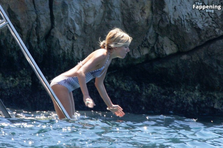 Sienna Miller in a swimsuit