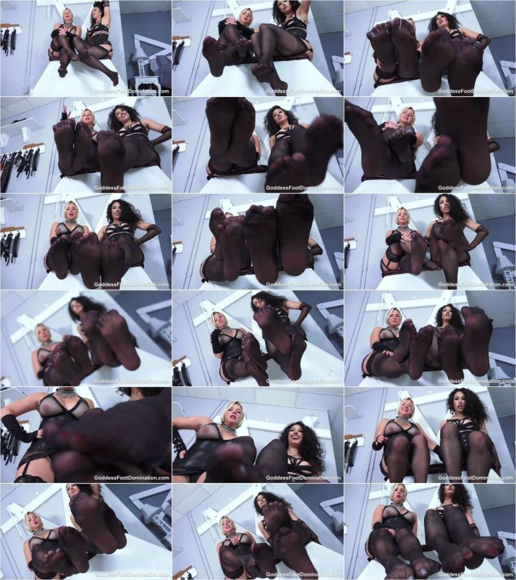 Foot fetish in pantyhose