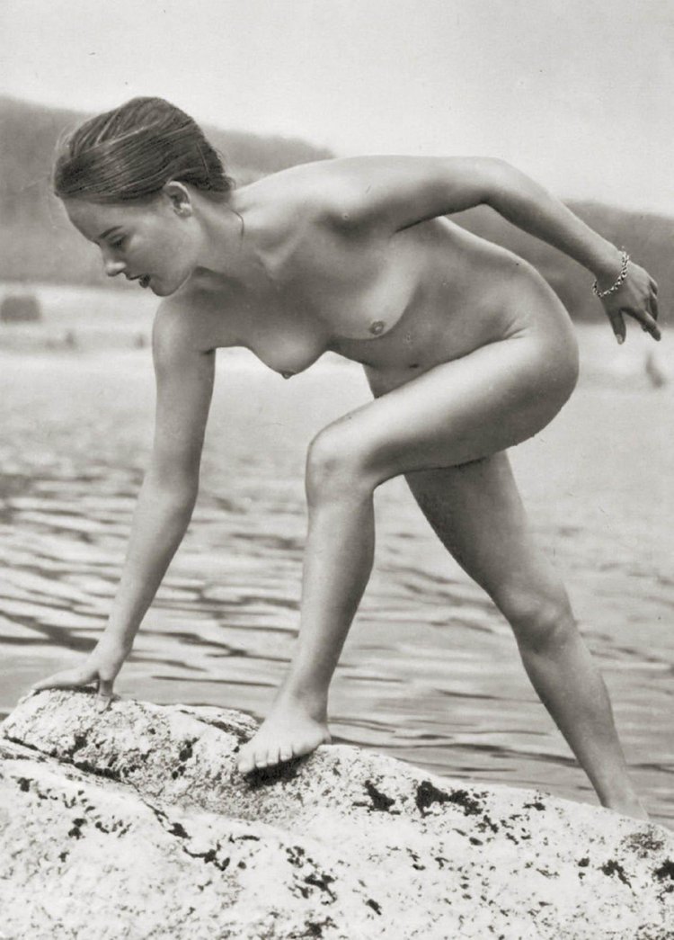 Soviet girls on the beach nude