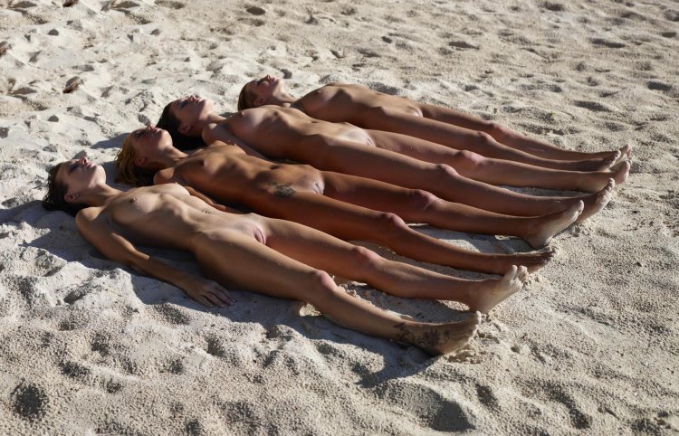 We sunbathe naked