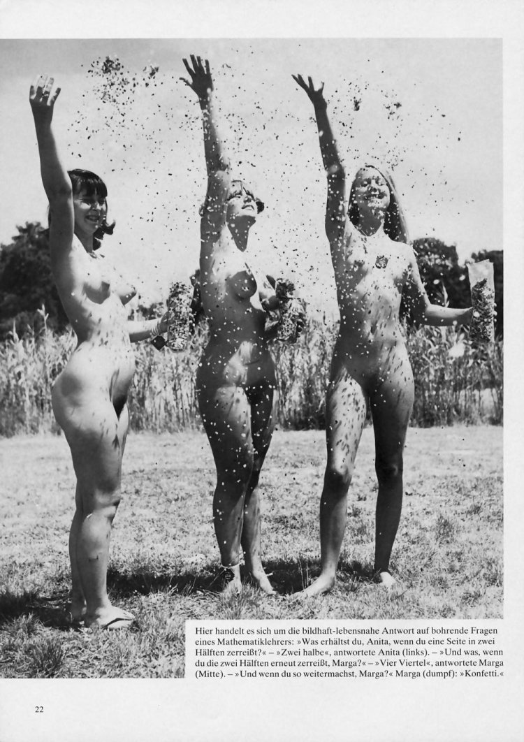 Family naturism retro