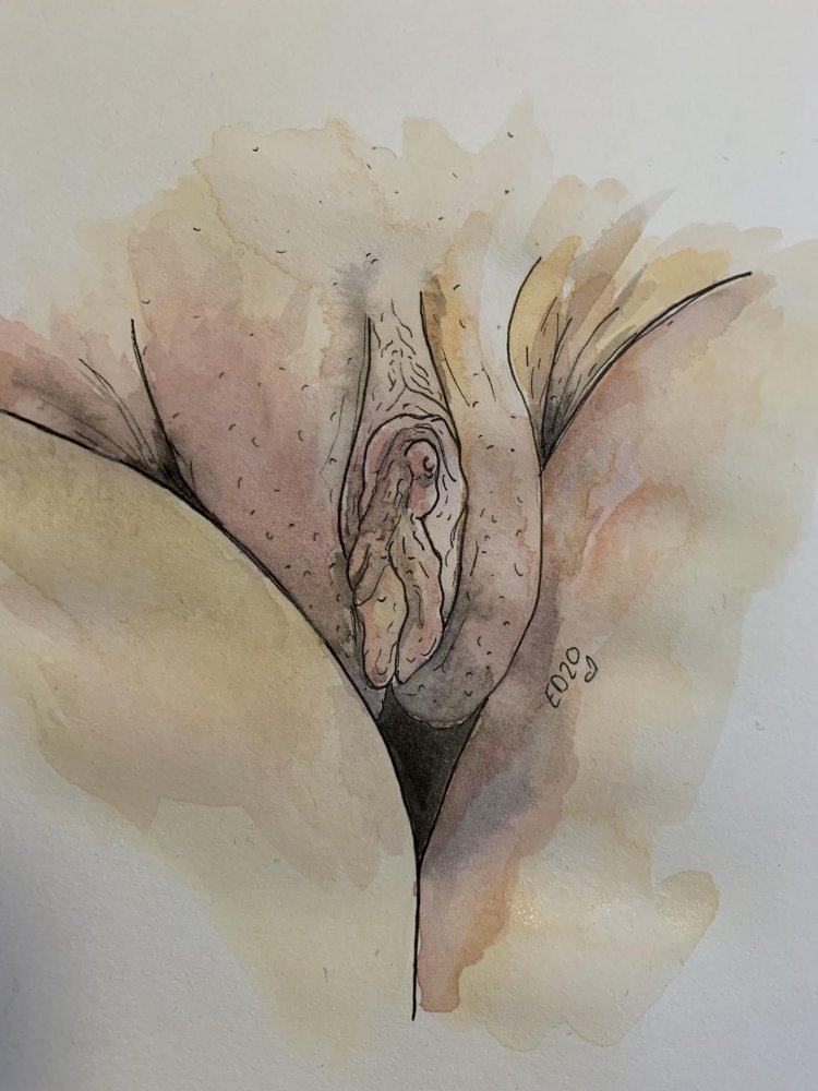 Painting vaginal oil