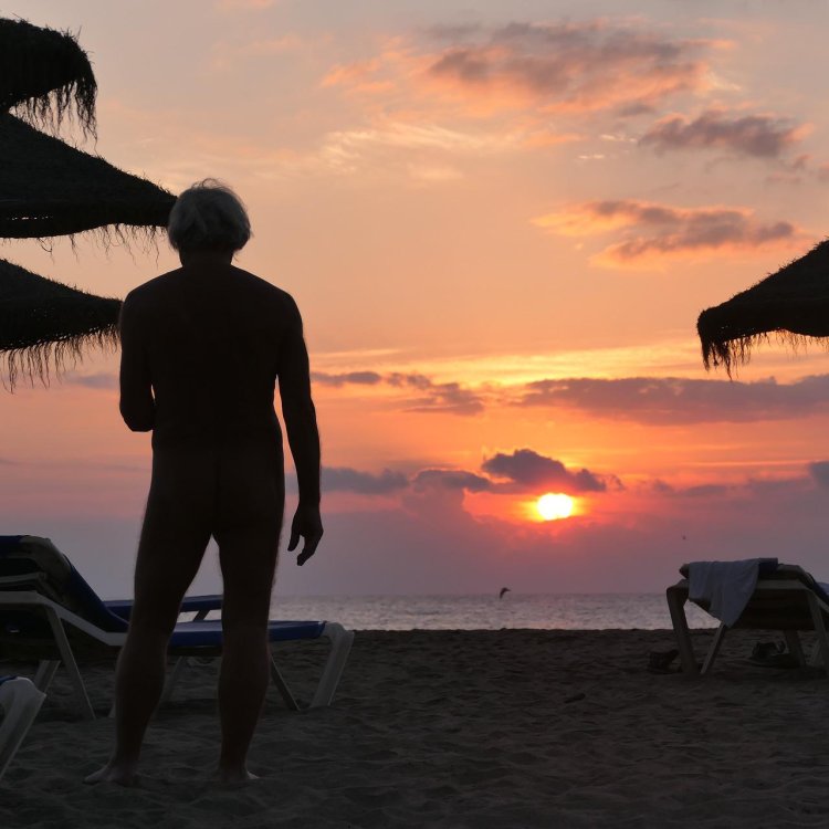 By the sea at sunset