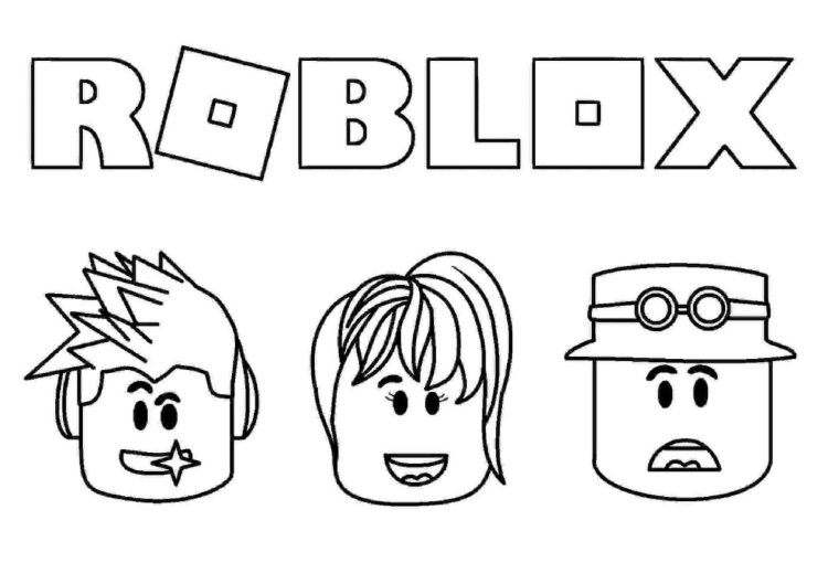 Characters Roblox Coloring