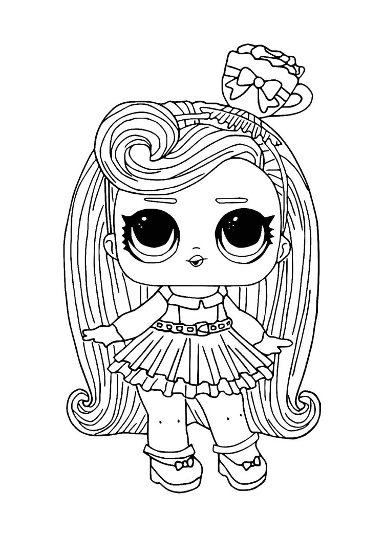 Coloring doll LOL