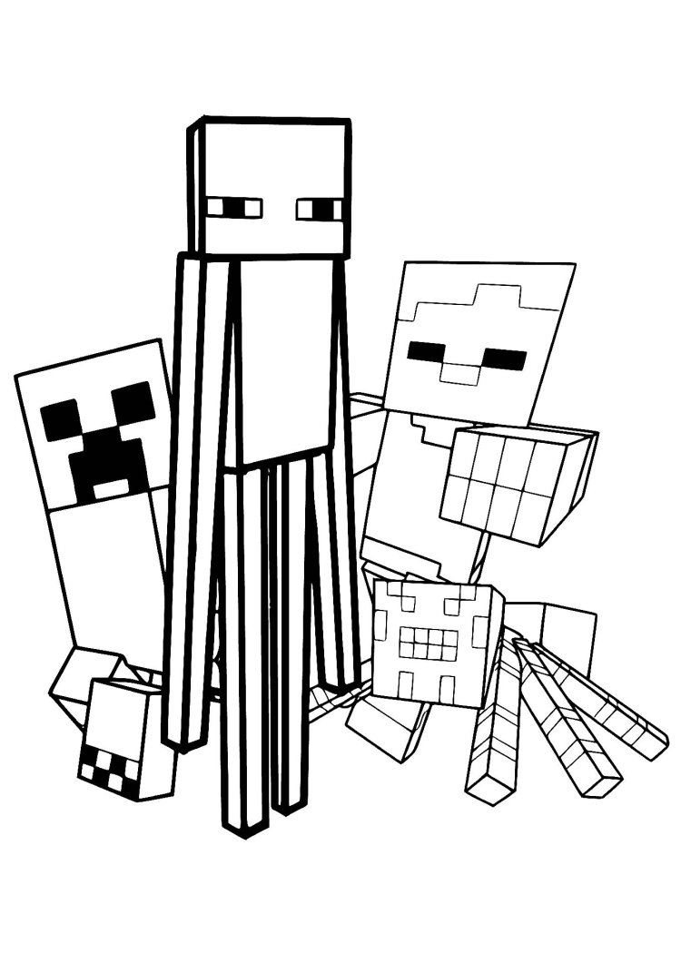 Minecraft coloring