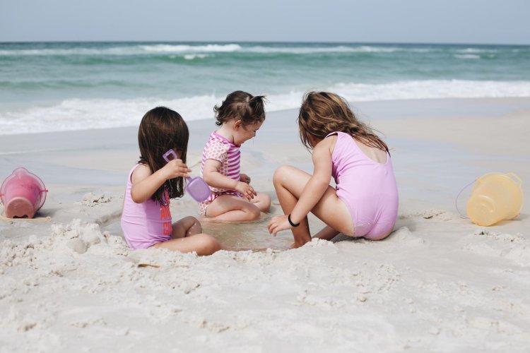 Kids on the beach