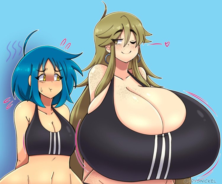 Gigantic BREASTS in life