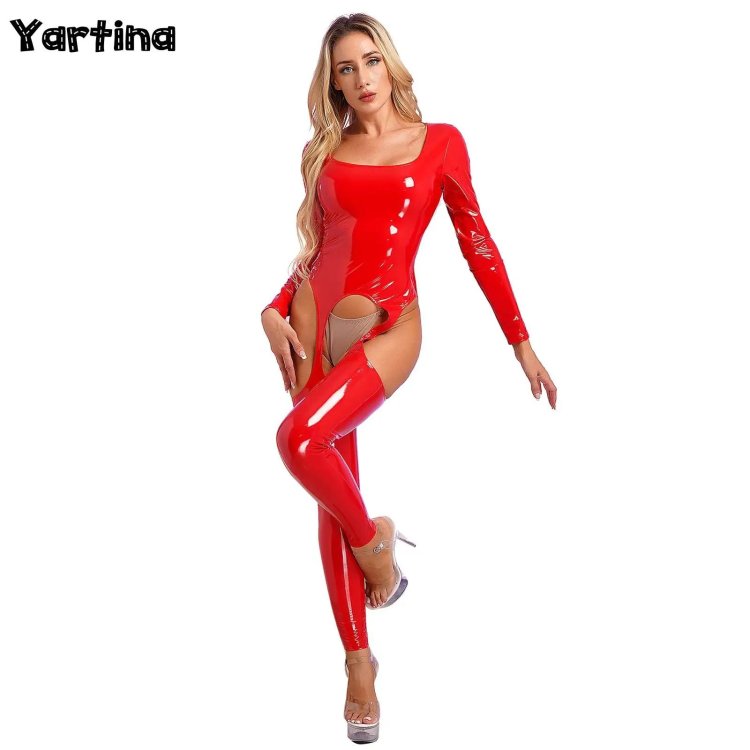 Female latex costume