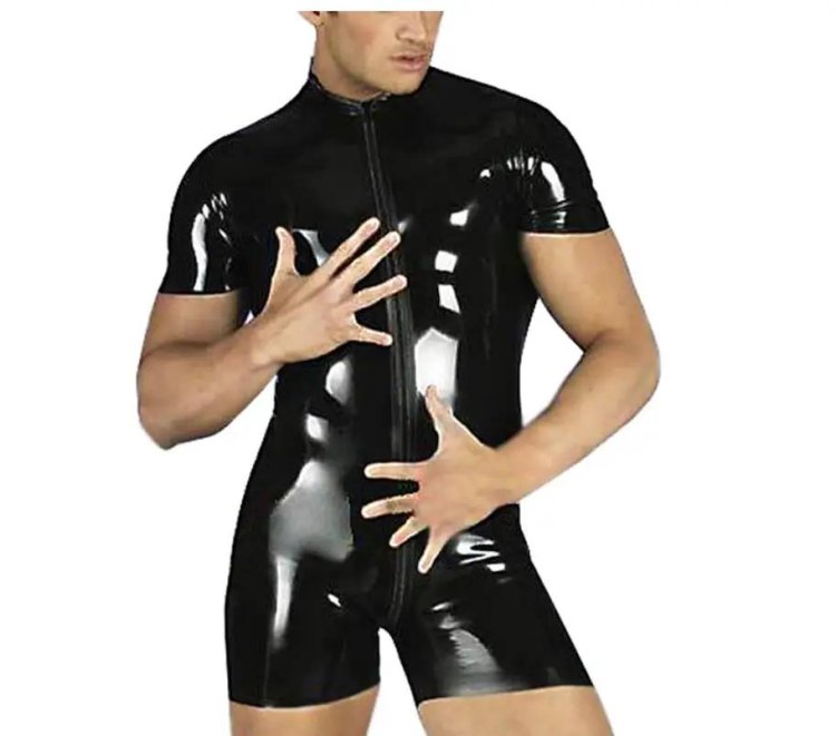 Latex suit for men