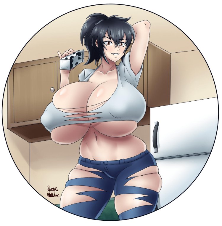 Anime with large breasts