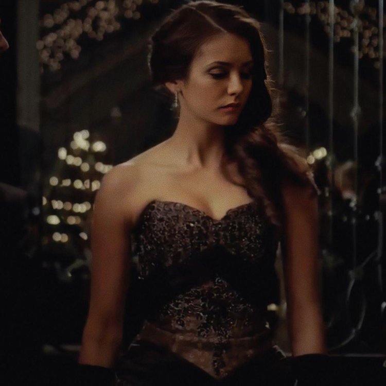 Elena Gilbert in a dress