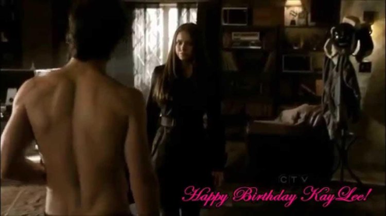 Damon without a T -shirt