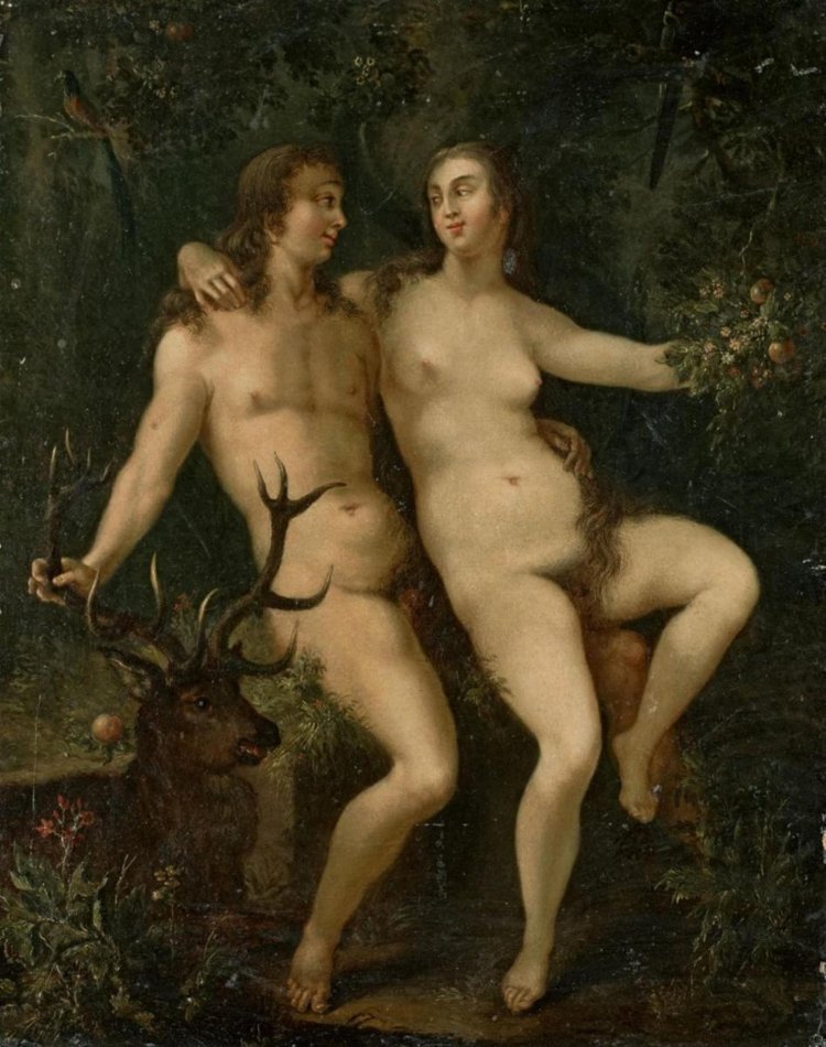 Adam and Eve naked