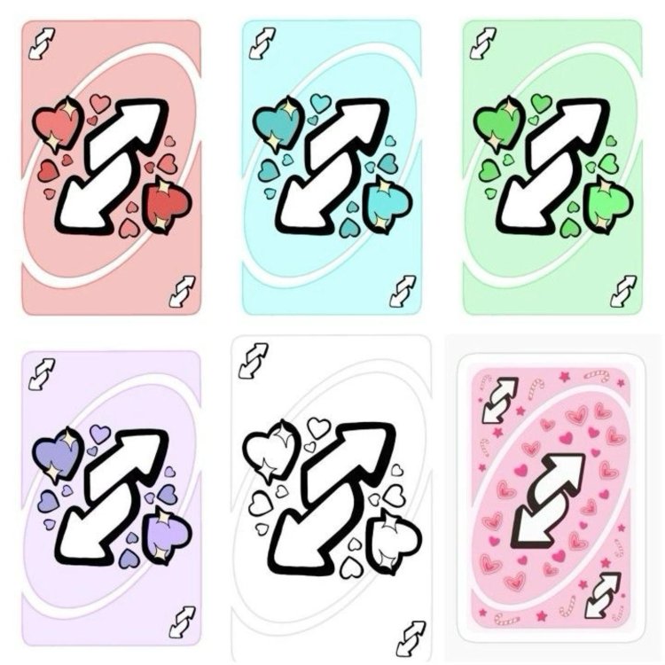 Uno cards with Hello Kitty