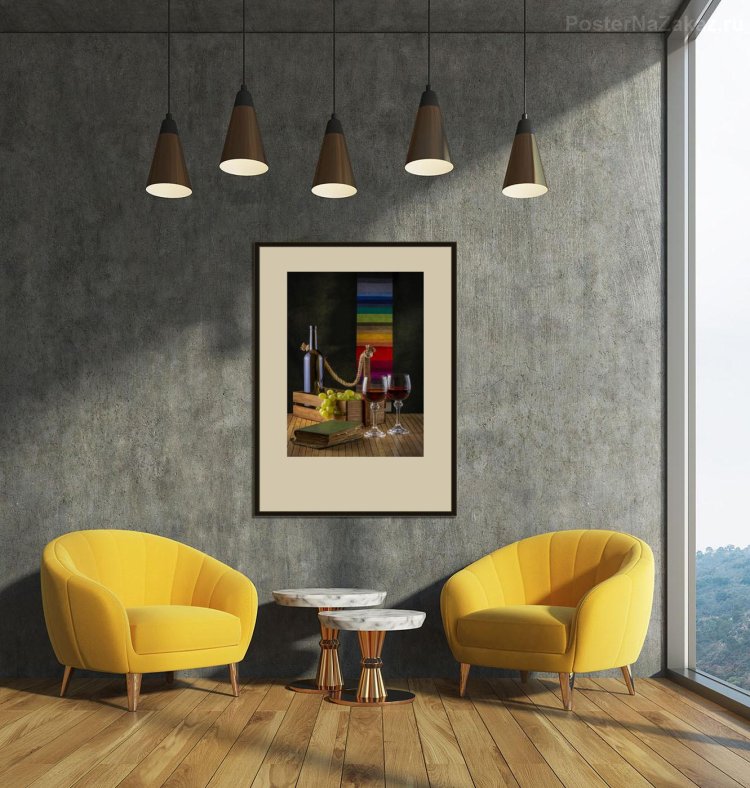 Erotic bedroom Posters in the interior