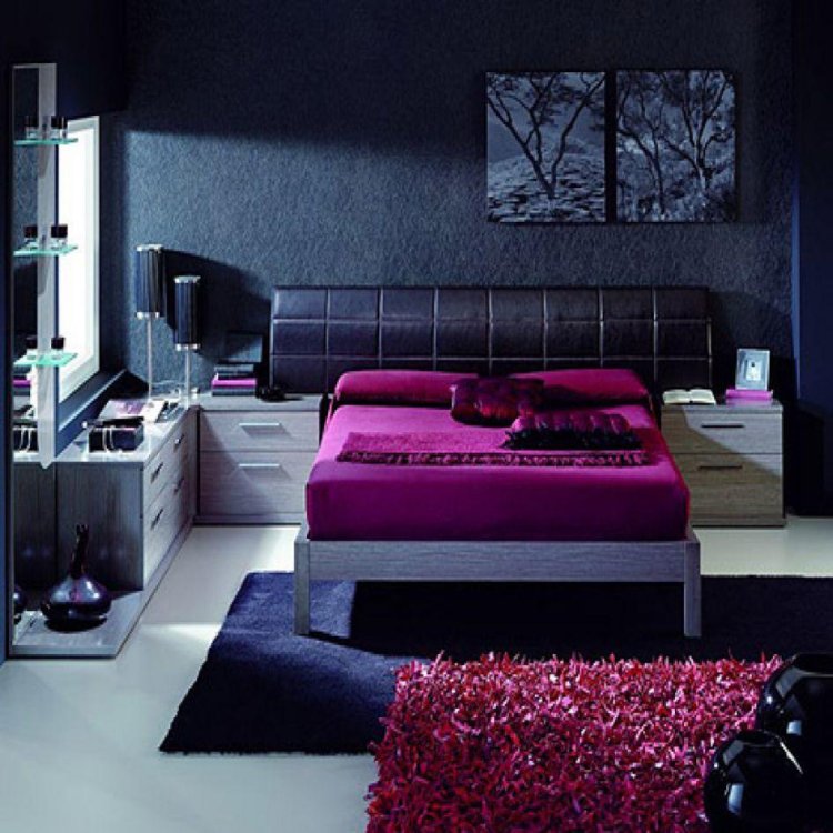 Bedroom in an erotic style