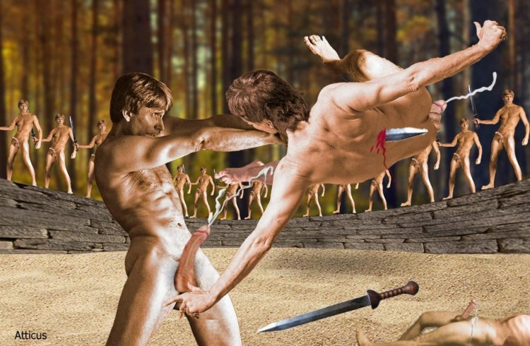 Erotic gladiator