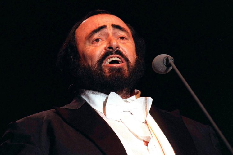 Luciano Pavarotti in youth