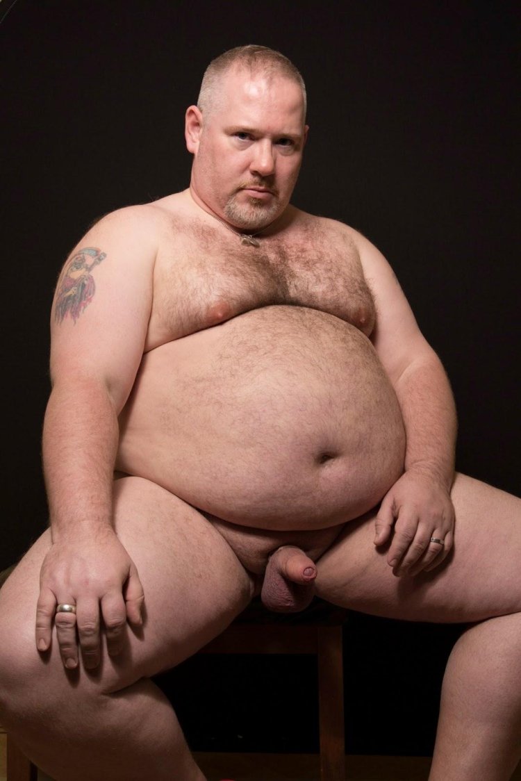 Photo shoots of naked fat men