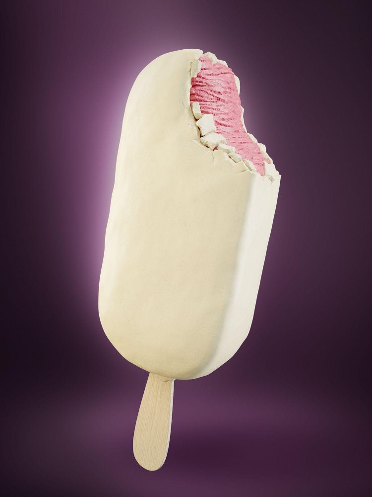Sculptural ice cream
