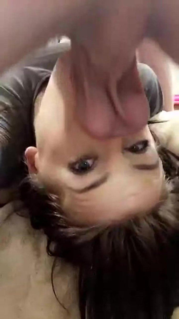 Huge Member deep in the throat