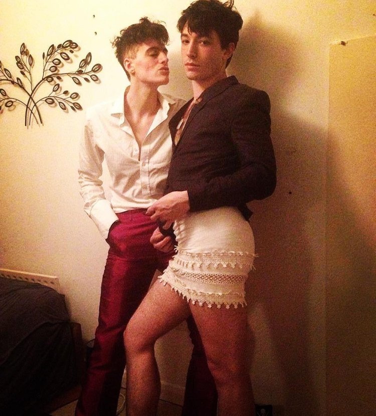 Ezra Miller and his boyfriend