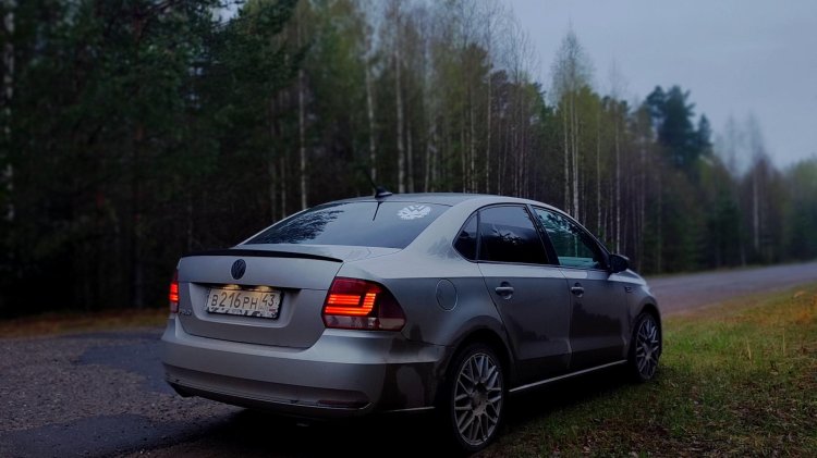 Black Matte Polo Sedan