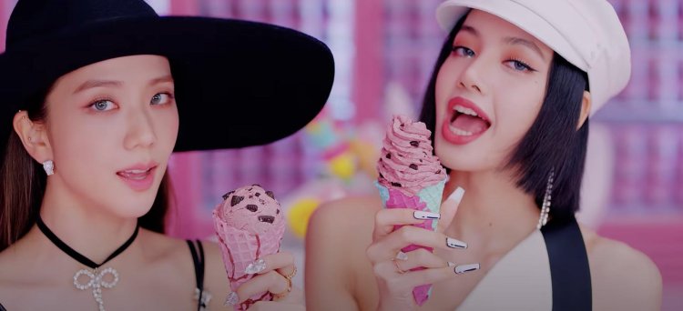 Black Pink Ice Cream