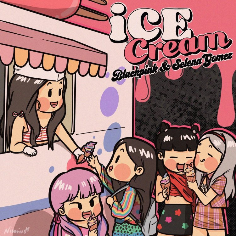 Black Pink Ice Cream