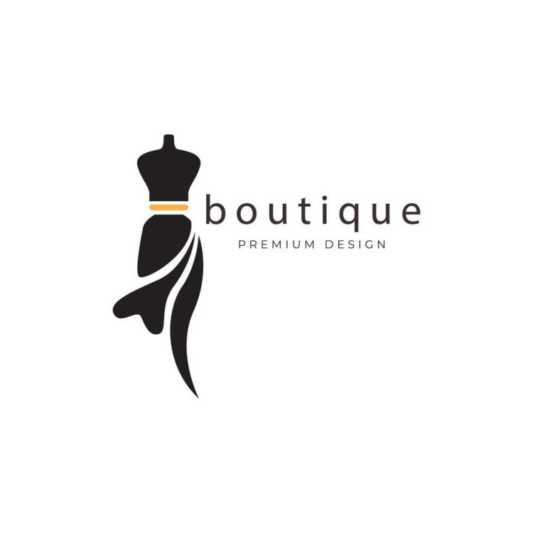 Logos of fashionable boutiques