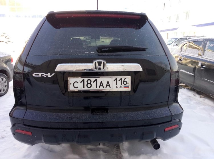 Honda CRV 3 Toning of the rear headlights