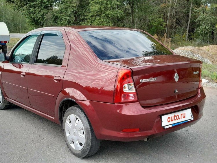 Renault Logan 1 Restyling Red