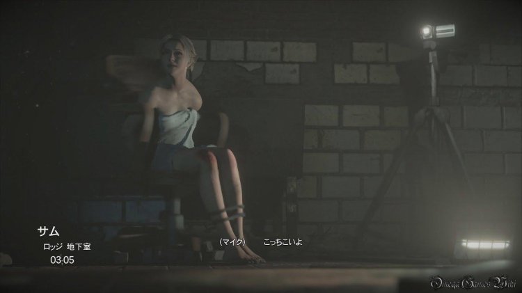 Naked Sam from the game Until Dawn