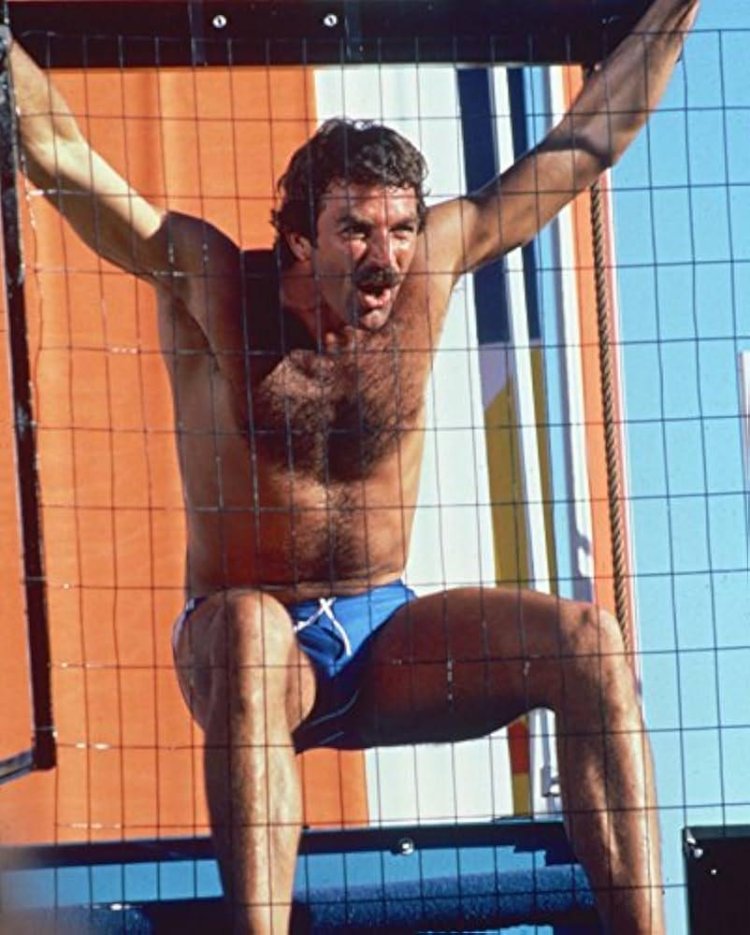 Tom Selleck volleyball