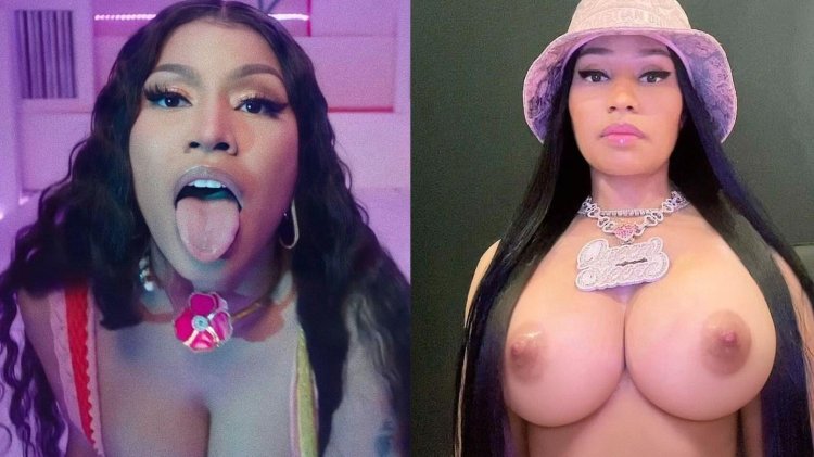 Nicky Minaj naked breasts