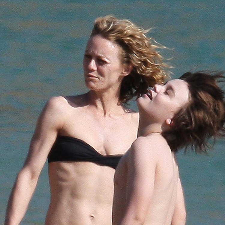 Kate Moss and Vanessa Paradis