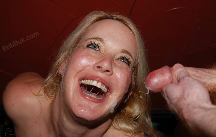 British Bukkak Blonde
