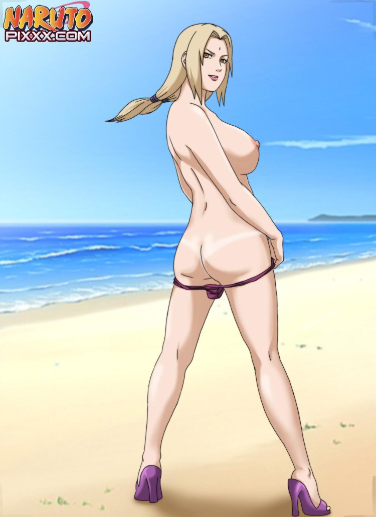 Naruto Tsunade in the Hentai swimsuit