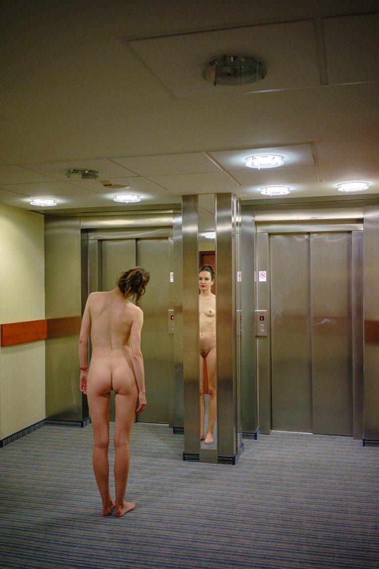 Runs naked through Hotel Hallway for a Dare