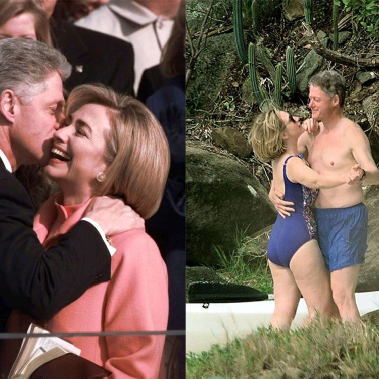 Hillary Clinton in his youth