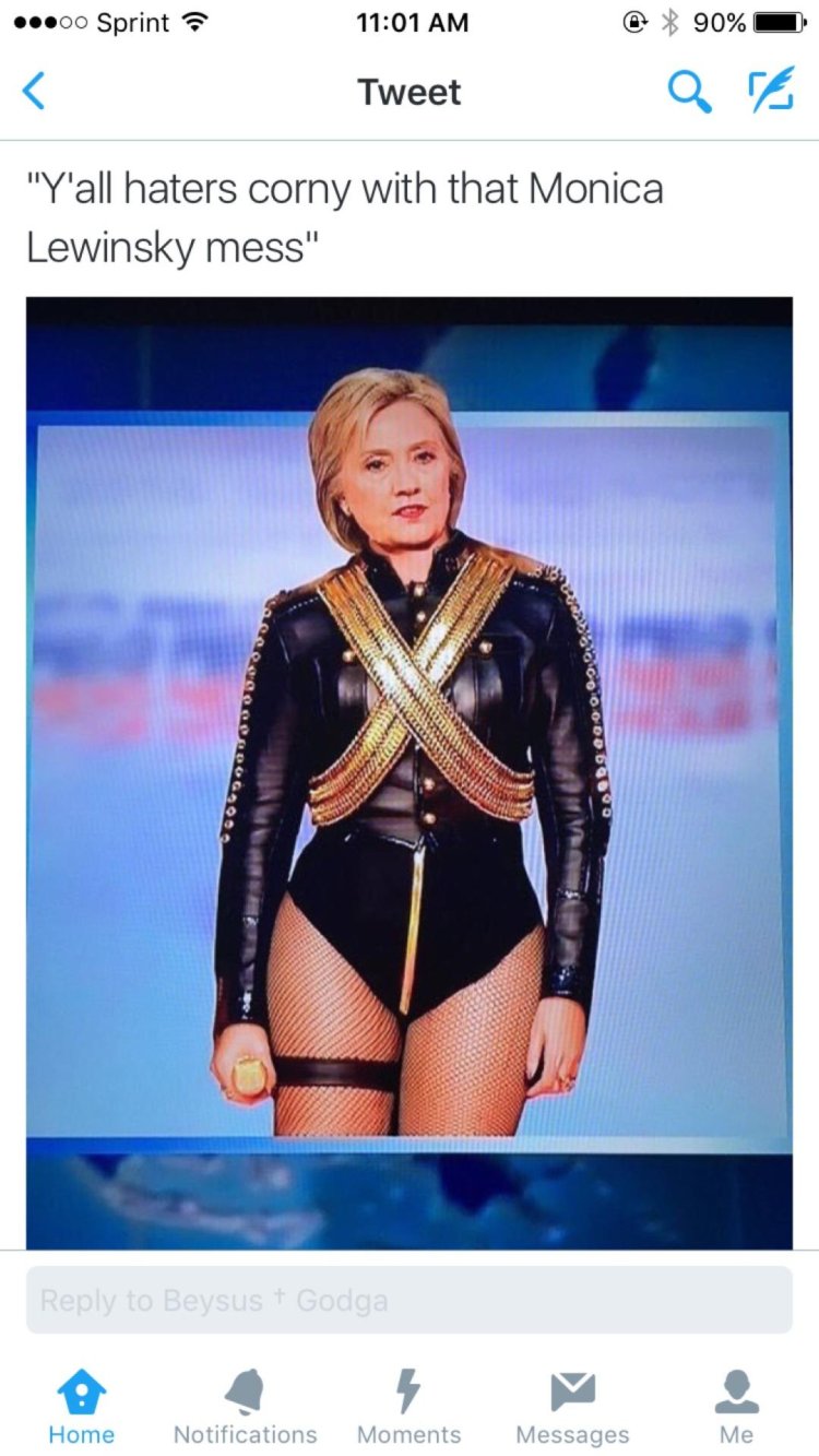 Hillary Clinton in a swimsuit