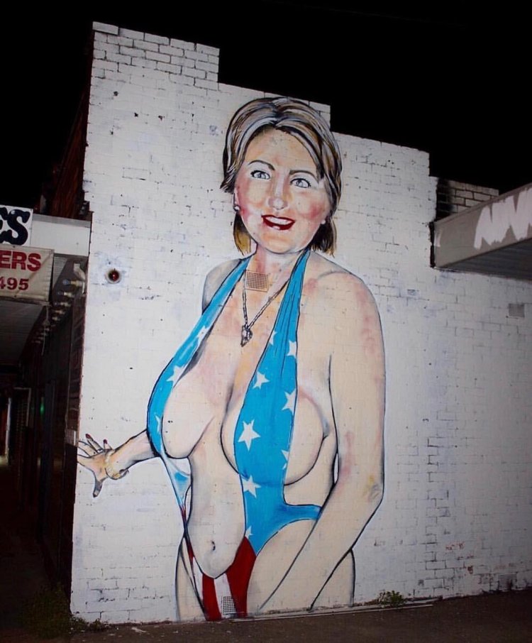 Hilary Clinton in a swimsuit