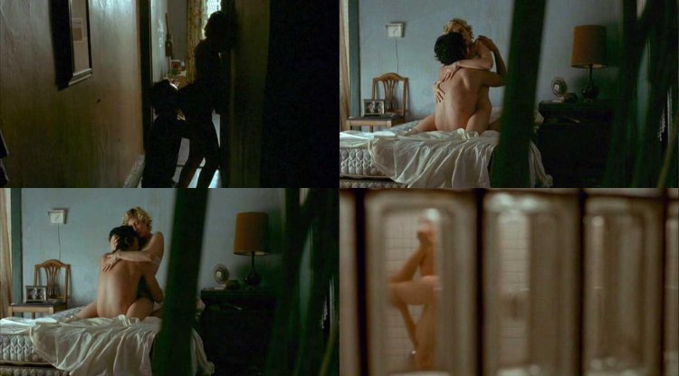 Vera Farmiga in an erotic scene