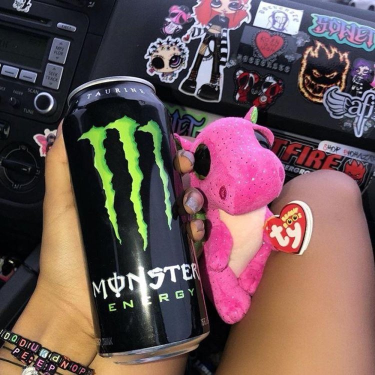 Energetik Moneter Monet Pink aesthetics