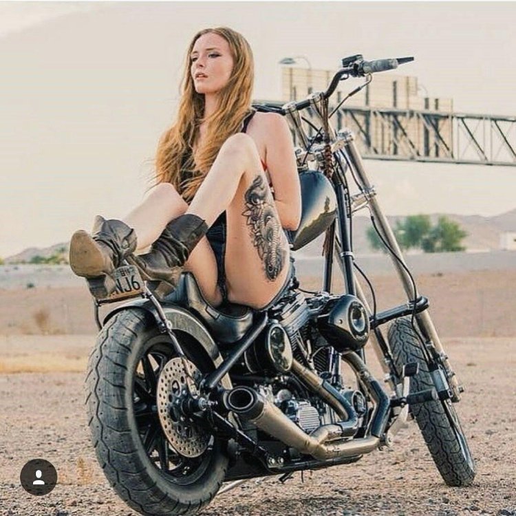 Anya Antonova Harley Davidson