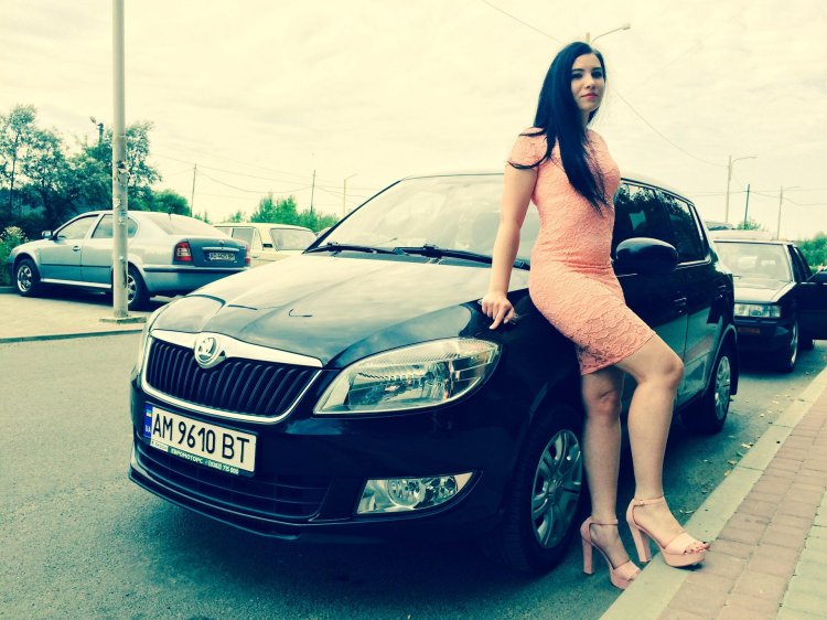 Skoda Fabia and Girls