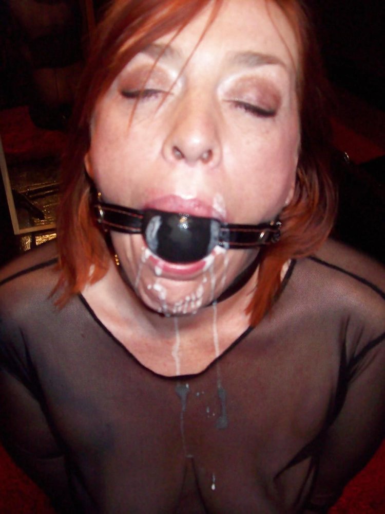 Home BDSM cum on the face